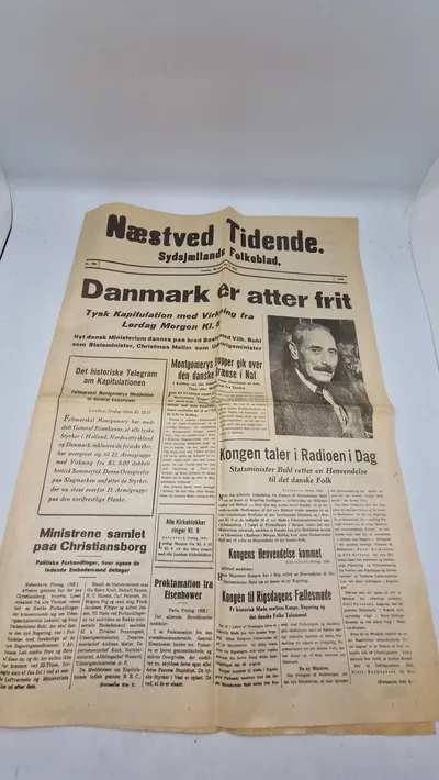 Original Befrielses avis Næstved tidende
