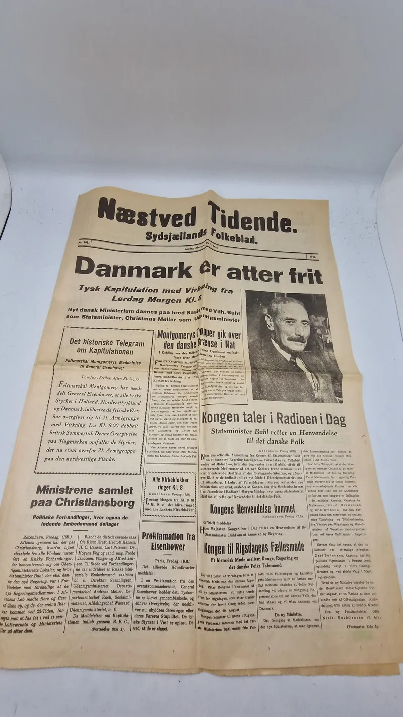 Original Befrielses avis Næstved tidende