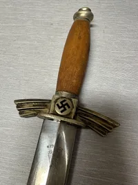 Original  NSFK Fliegermesser by SMF, læder på greb mangler