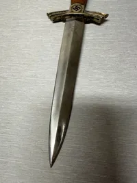 Original  NSFK Fliegermesser by SMF, læder på greb mangler