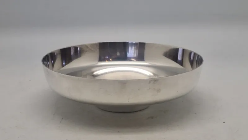 Henning Koppel for Georg Jensen skål af sterlingsølv, dessing 1132B Sterlingsølv