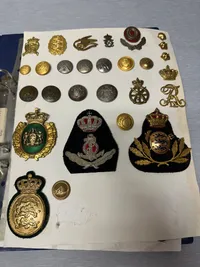 Samling militaria mm.