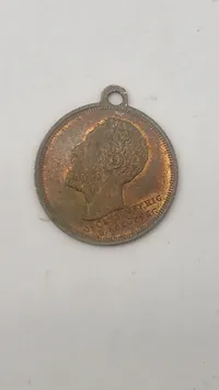 erindringsmedalje med portrættet af kronprins Gustaf af Sverige og Norge