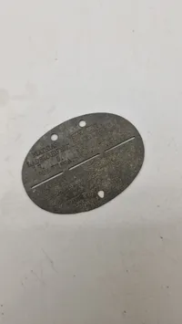 Originalt tysk erkennungsmarke, ww1