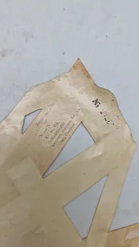 Original 4 maj sticker fra 1945