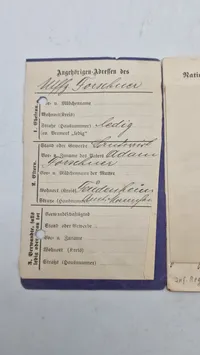 Originalt tysk ww1 lot fra ww1 på samme mand