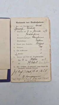 Originalt tysk ww1 lot fra ww1 på samme mand