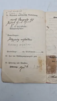 Originalt tysk ww1 lot fra ww1 på samme mand