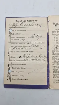 Originalt tysk ww1 lot fra ww1 på samme mand