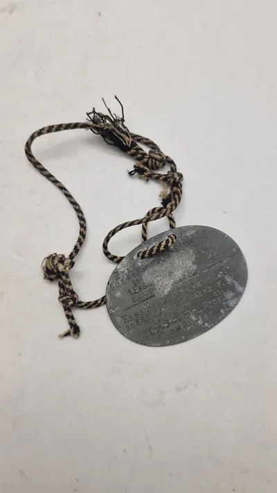 Originalt tysk erkennungsmarke, ww1