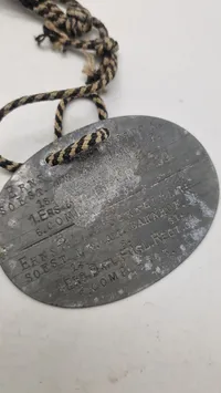 Originalt tysk erkennungsmarke, ww1