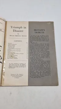Triumph in disaster, originalt blad fra 1945