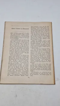 Triumph in disaster, originalt blad fra 1945