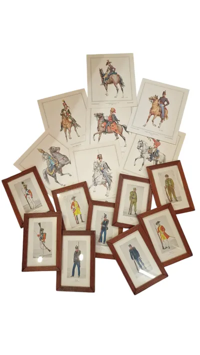 Stor samling militære billeder