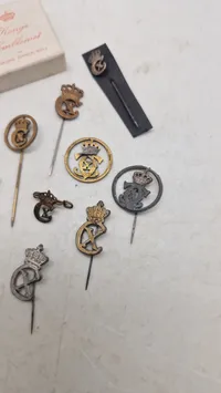 Samling originale Kong Christian X pins