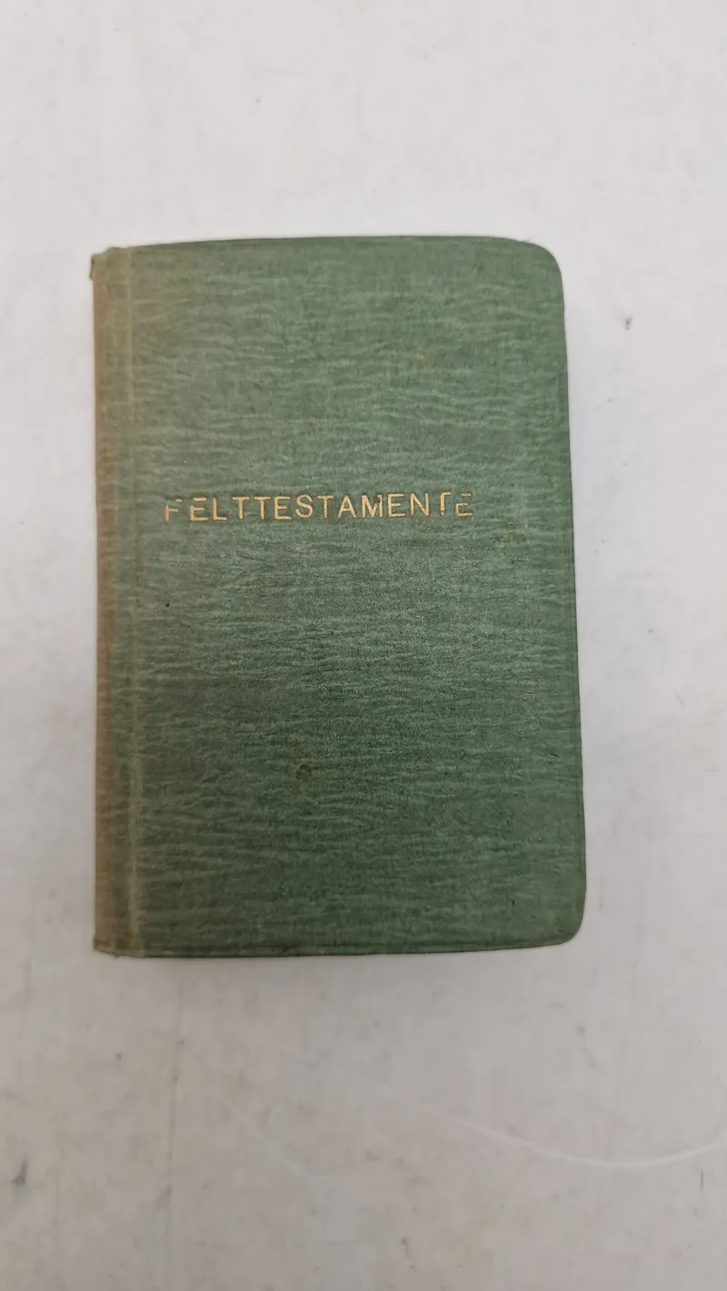Sjældent originalt felttestamente fra 1943