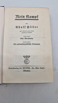 Original tysk Mein Kampf fra 1942