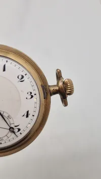 Forgyldt lommeur, start 1900 tallet