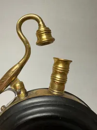 Dansk 1770 Fængkrudtflaske fremstillet som officersgave i det 20 århundrede