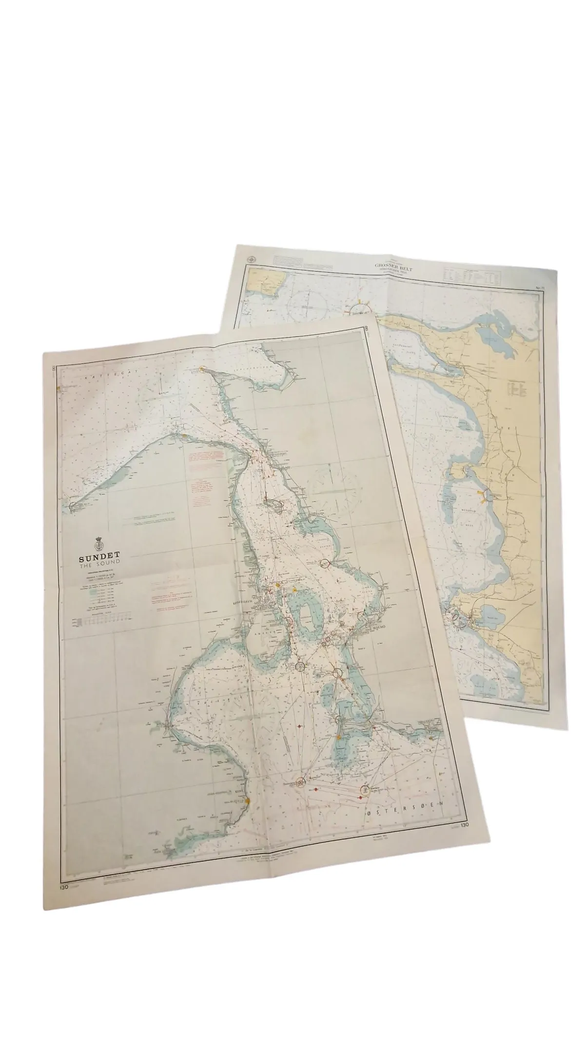 Originale søkort fra 1970’erne