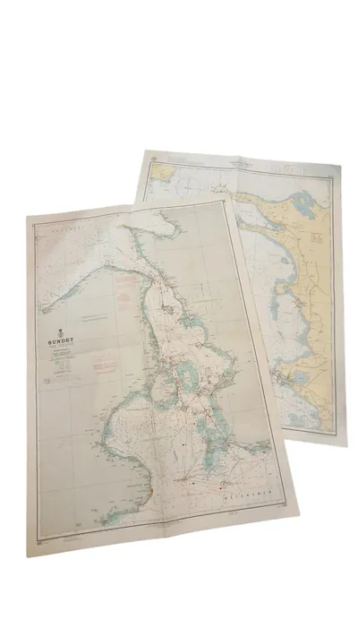 Originale søkort fra 1970’erne