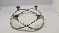 Georg Jensen Season Lysestage, designet af Maria Berntsen, i blankt stål