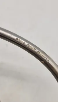 Georg Jensen Season Lysestage, designet af Maria Berntsen, i blankt stål