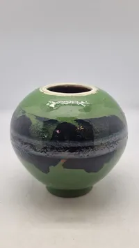 Ekstremt sjælden unika Herman A. Kähler vase fra 1930’erne