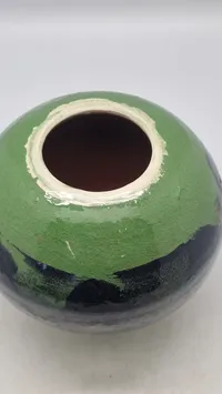 Ekstremt sjælden unika Herman A. Kähler vase fra 1930’erne