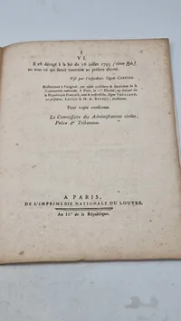 Originale dekreter fra den franske revolution