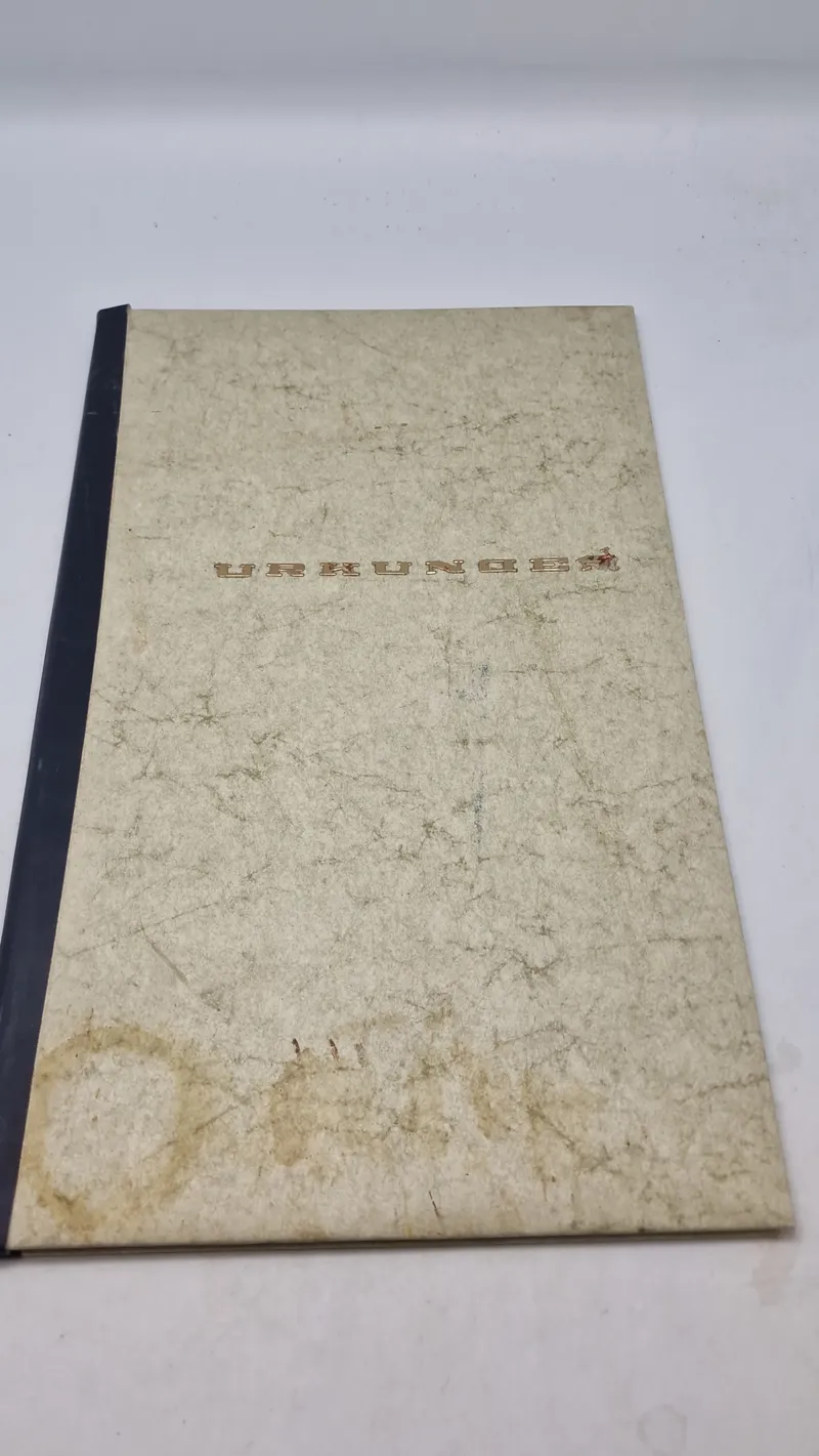 Originalt tjeneste papir på 
Rittmeister a.D. Robert Kurt von Mutsenbecher med fuld historie