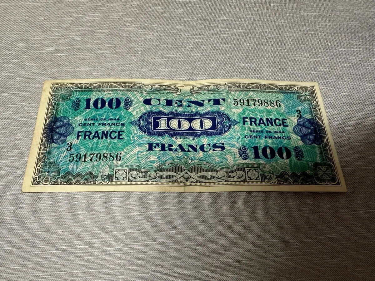 Original US WW2 invasions Pengeseddel 1944