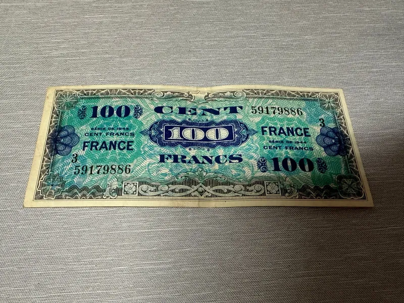 Original US WW2 invasions Pengeseddel 1944