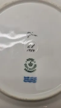 Samling royal Copenhagen tallerkener
