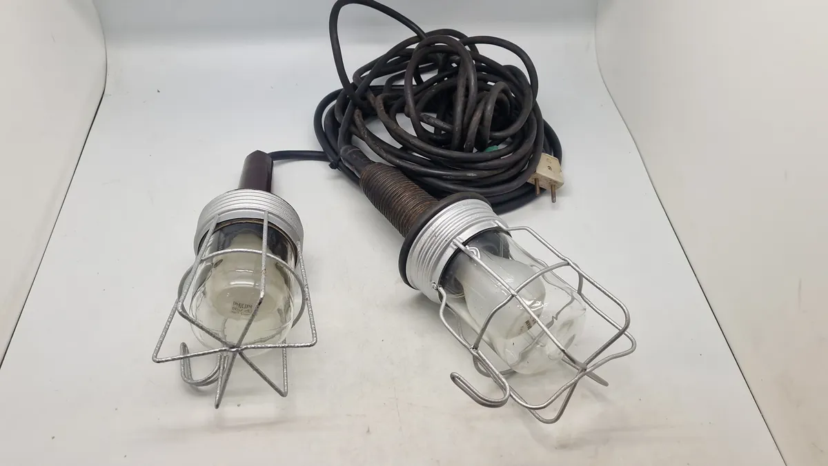 To stk håndlamper/arbejdslamper