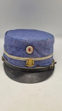 Original kepi for hue grænsevagtmester af første grad