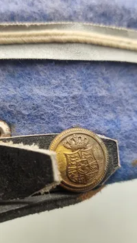 Original kepi for hue grænsevagtmester af første grad