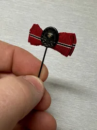 Original Tysk såret pin med østbånd