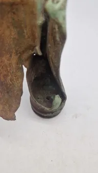 Originalt tysk 2 cm flakhylster fra slagmarken