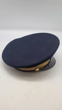 Original dansk politi kasket fra ww2, høj rang