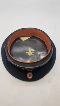 Original dansk politi kasket fra ww2, høj rang