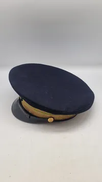 Original dansk politi kasket fra ww2, høj rang