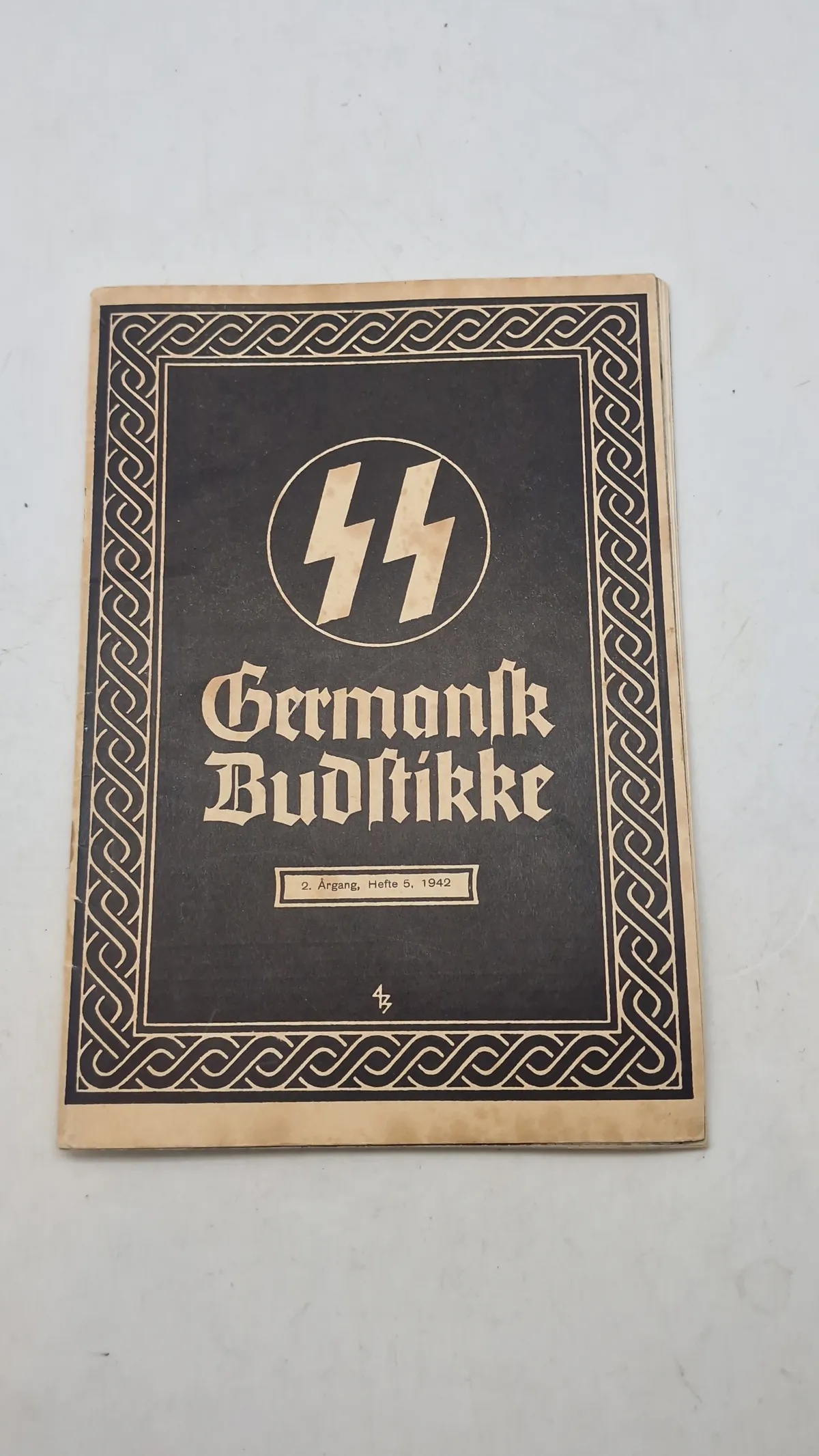 Originalt eks. af Germanske Budstikke fra 1942