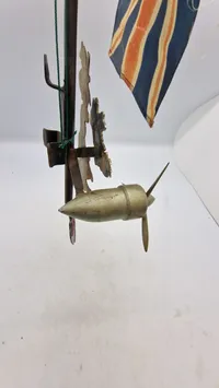 Original RAF souvenir lavet af nedskudte fly dele  fra majdagene 1945