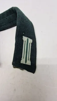 Original tysk uniforms del, skåret af ifbm krigsfangeskab