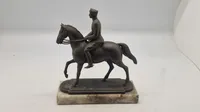 Original figur forstillende Kong Christian X til hest