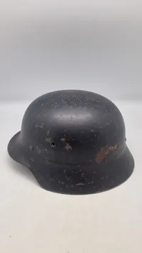 Original tysk Luftschütz/brandhjelm, ww2