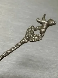 Original Berlin sølvske med WW1 mønt
