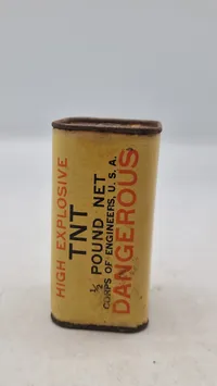 Ekstremt sjælden original TNT blok fra ww2. Deaktiveret