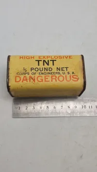 Ekstremt sjælden original TNT blok fra ww2. Deaktiveret